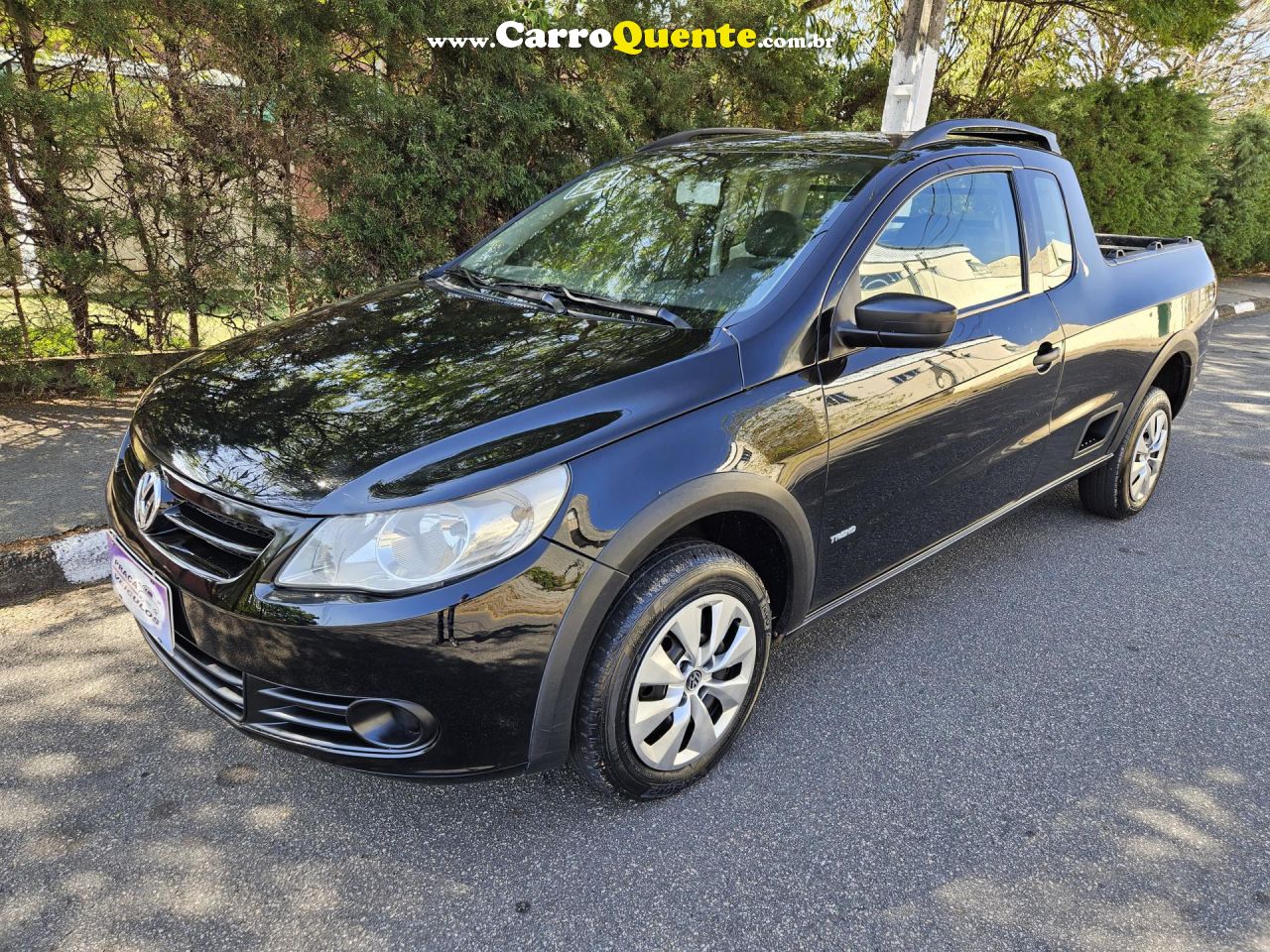 VOLKSWAGEN   SAVEIRO 1.6 MI TOTAL FLEX 8V CE   PRETO 2011 1.6 FLEX - Loja