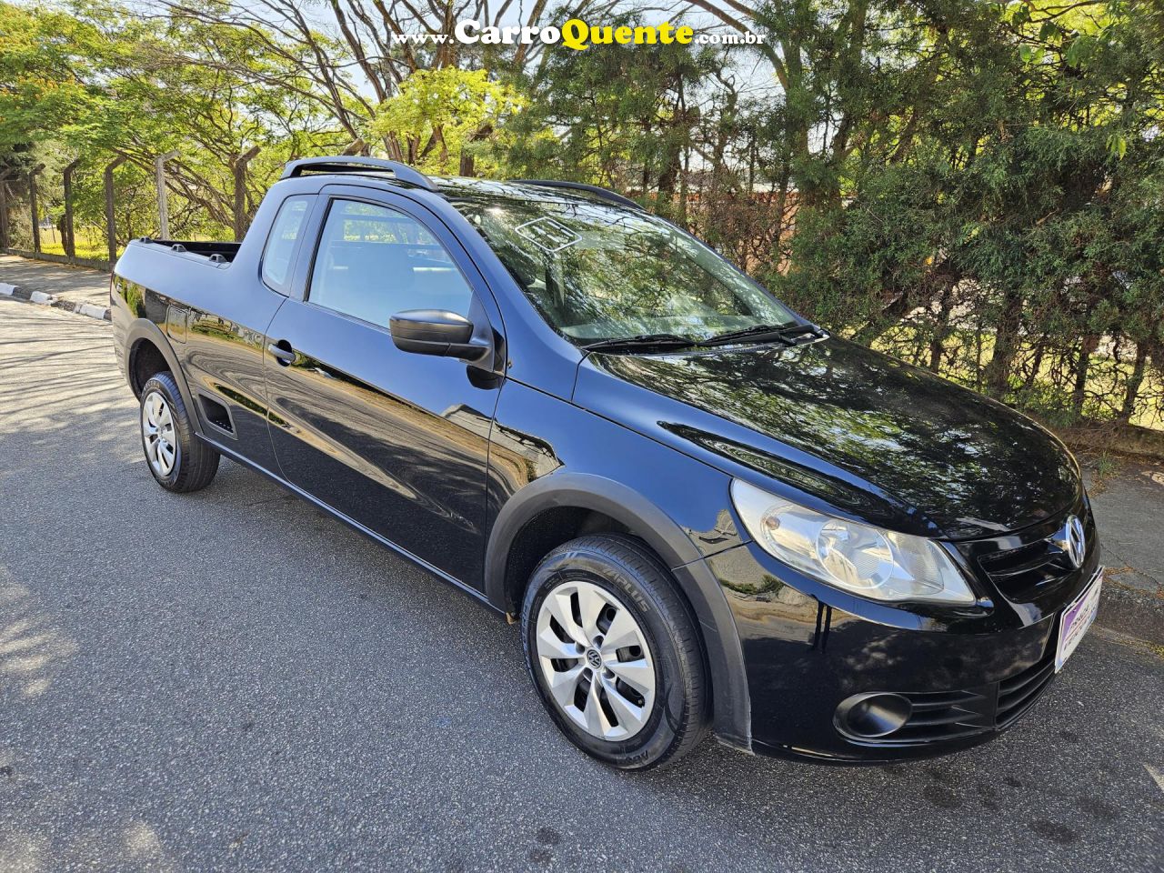 VOLKSWAGEN   SAVEIRO 1.6 MI TOTAL FLEX 8V CE   PRETO 2011 1.6 FLEX - Loja