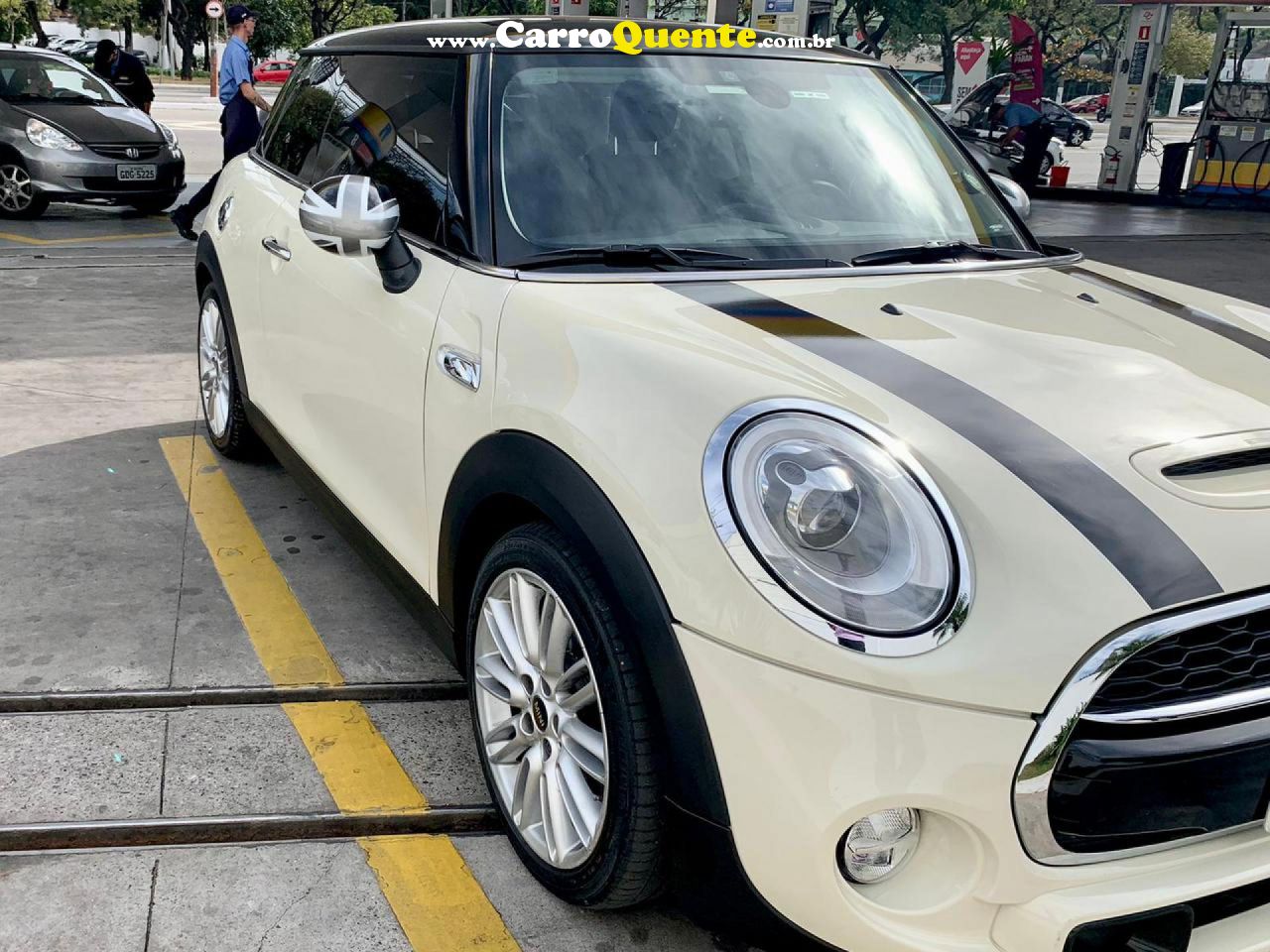 MINI   COOPER S 2.0 TURBO 16V 3P AUT.   BRANCO 2016 2.0 GASOLINA - Loja