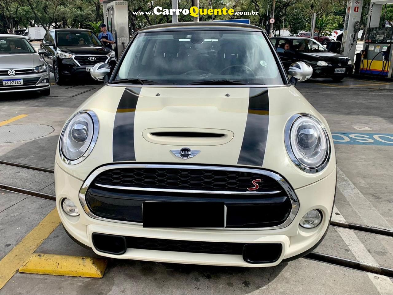 MINI   COOPER S 2.0 TURBO 16V 3P AUT.   BRANCO 2016 2.0 GASOLINA - Loja