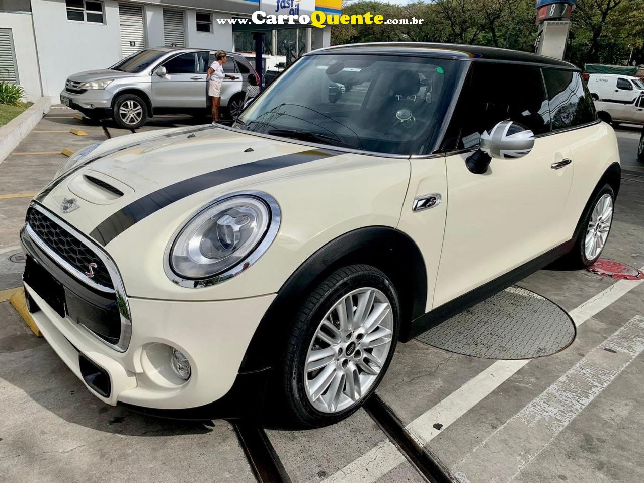 MINI   COOPER S 2.0 TURBO 16V 3P AUT.   BRANCO 2016 2.0 GASOLINA - Loja