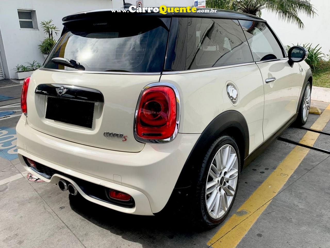 MINI   COOPER S 2.0 TURBO 16V 3P AUT.   BRANCO 2016 2.0 GASOLINA - Loja