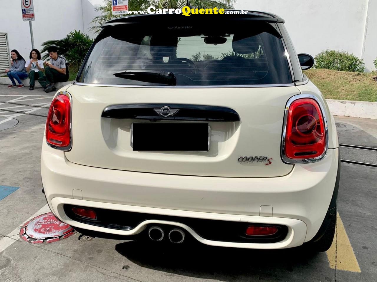 MINI   COOPER S 2.0 TURBO 16V 3P AUT.   BRANCO 2016 2.0 GASOLINA - Loja