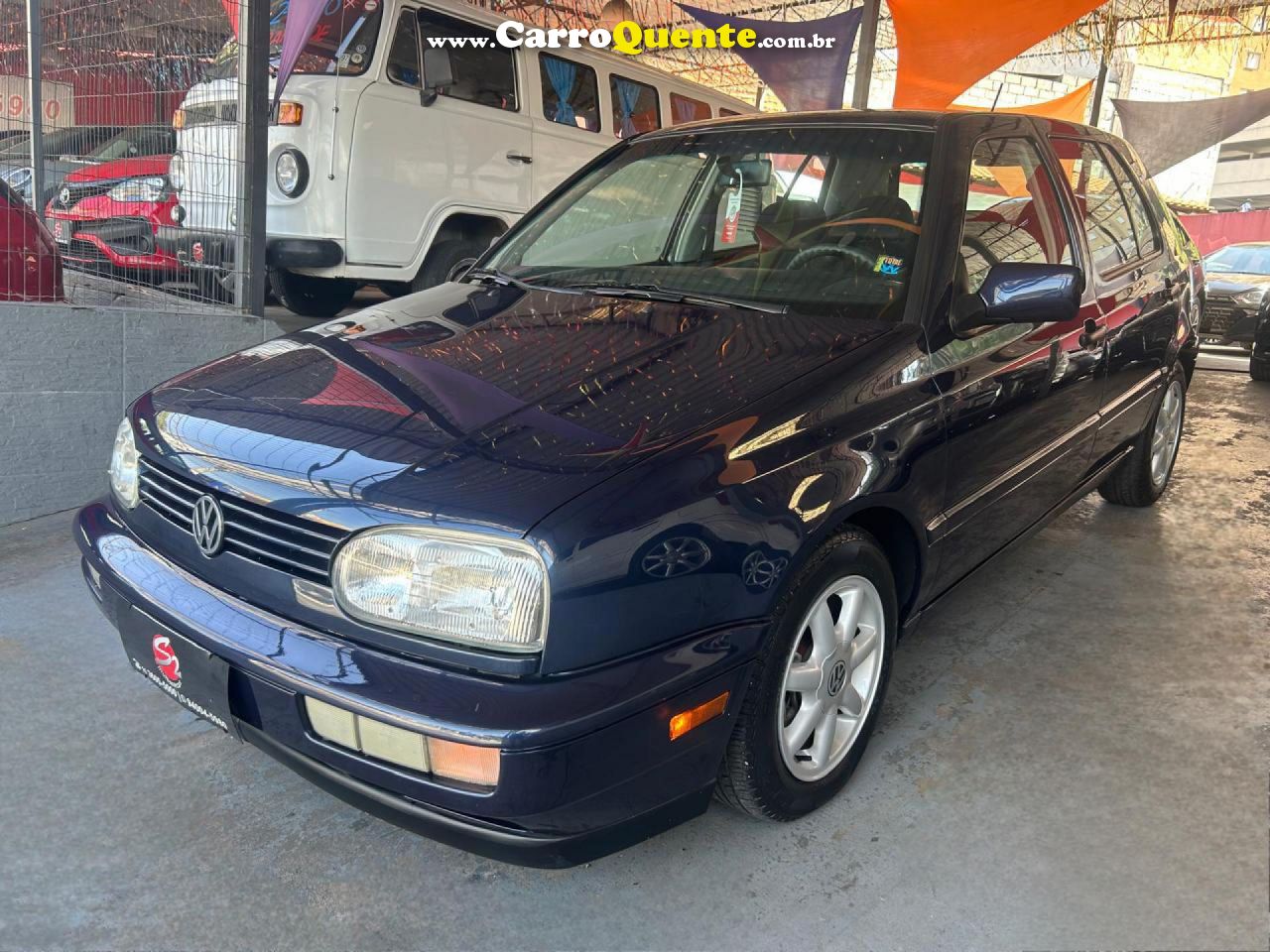 VOLKSWAGEN   GOLF GLX 2.0 4P   AZUL 1998 2.0 GASOLINA - Loja