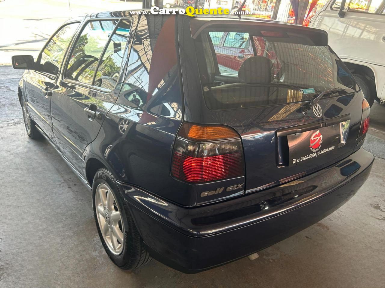 VOLKSWAGEN   GOLF GLX 2.0 4P   AZUL 1998 2.0 GASOLINA - Loja