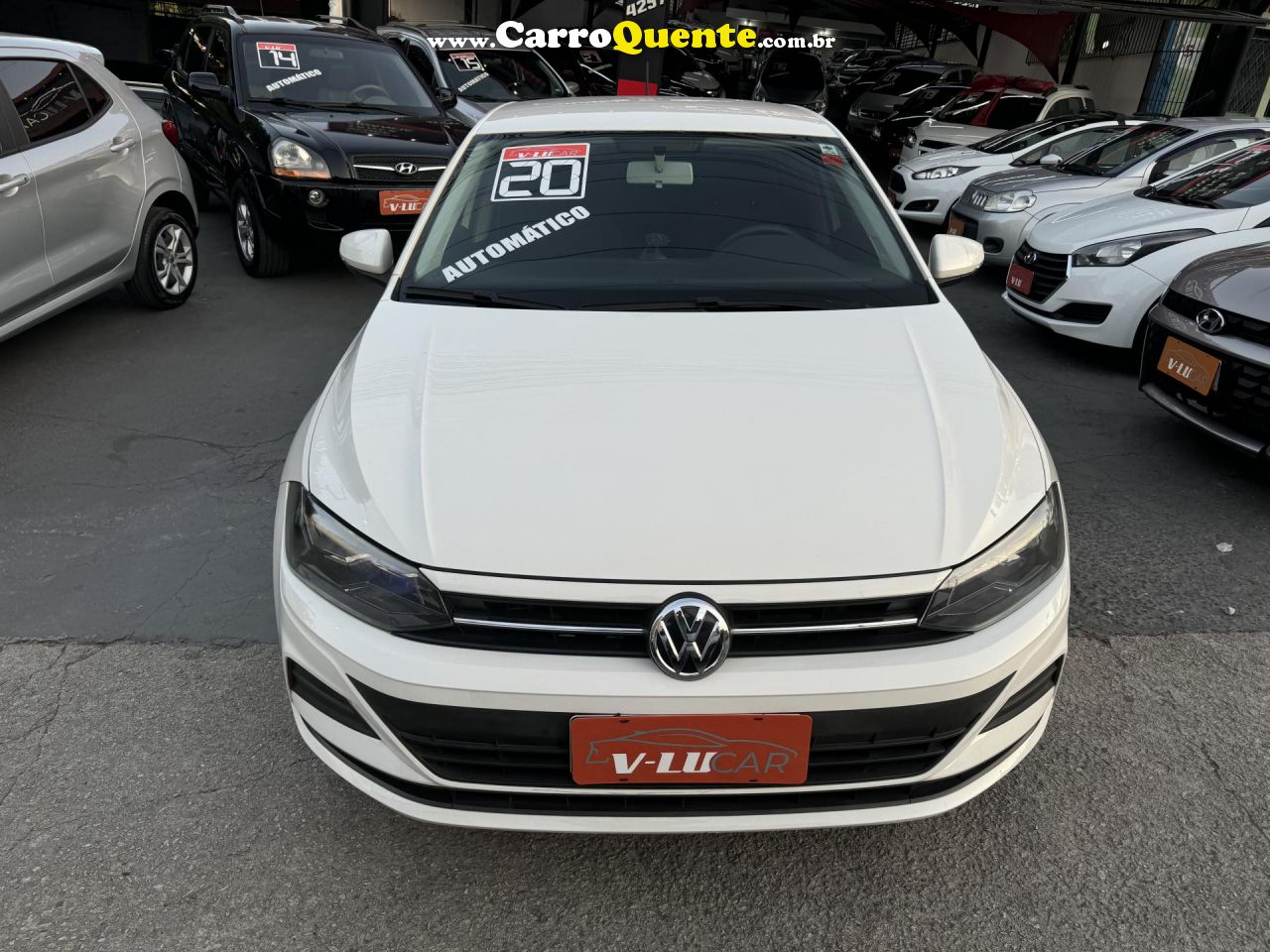 VOLKSWAGEN   VIRTUS SENSE 1.6 FLEX 16V 5P AUT.    BRANCO 2020 1.6 FLEX - Loja