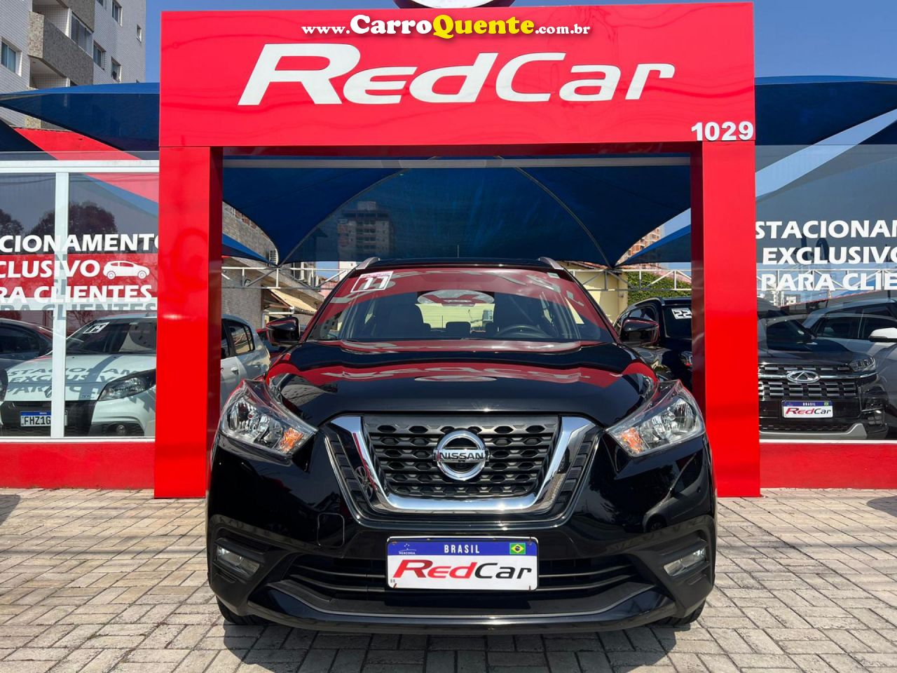 NISSAN   KICKS SL 1.6 16V FLEXSTAR 5P AUT.   PRETO 2017 1.6 FLEX - Loja