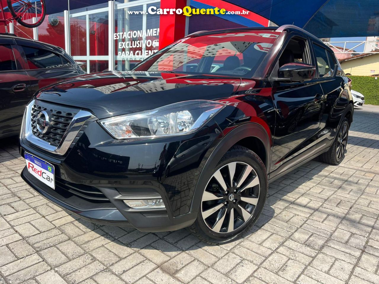 NISSAN   KICKS SL 1.6 16V FLEXSTAR 5P AUT.   PRETO 2017 1.6 FLEX - Loja