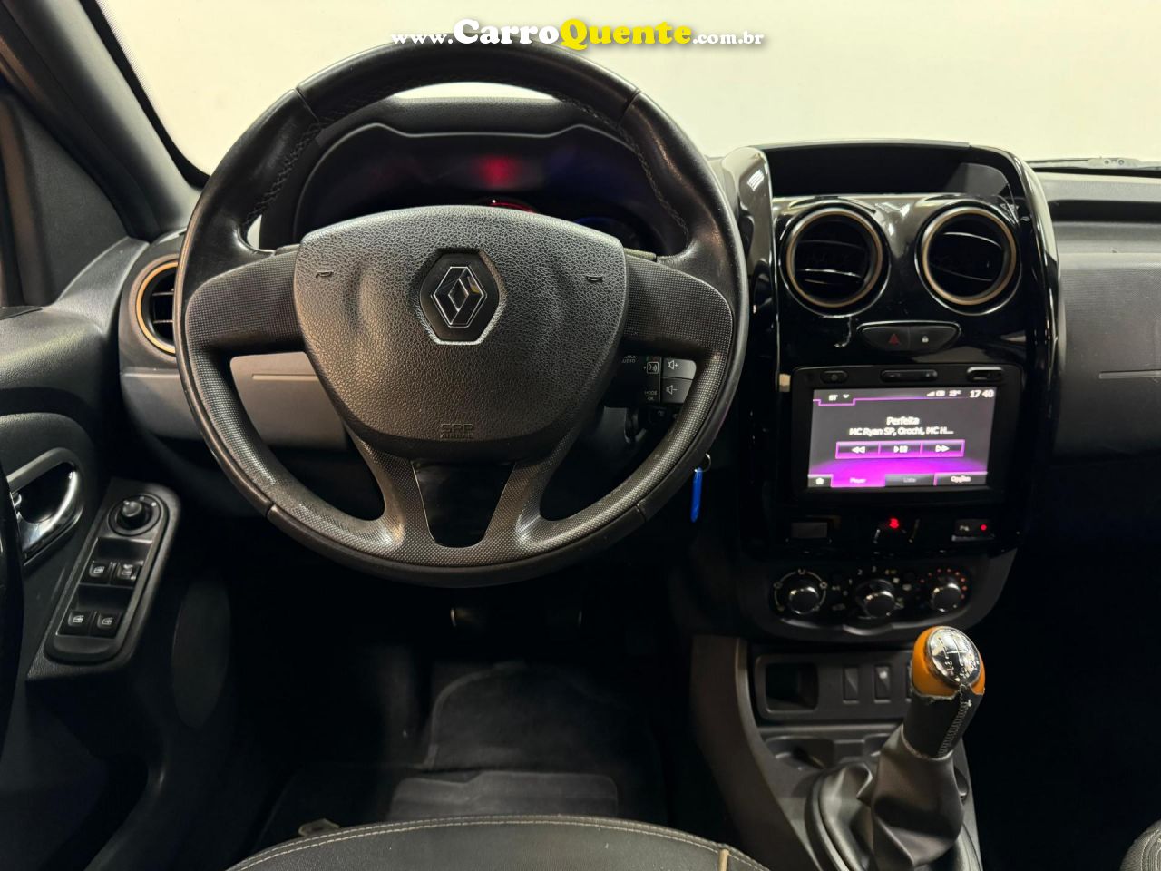 RENAULT   DUSTER DYNAMIQUE 1.6 FLEX 16V MEC.   PRETO 2018 1.6 FLEX - Loja