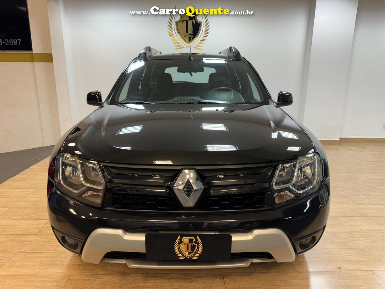 RENAULT   DUSTER DYNAMIQUE 1.6 FLEX 16V MEC.   PRETO 2018 1.6 FLEX - Loja