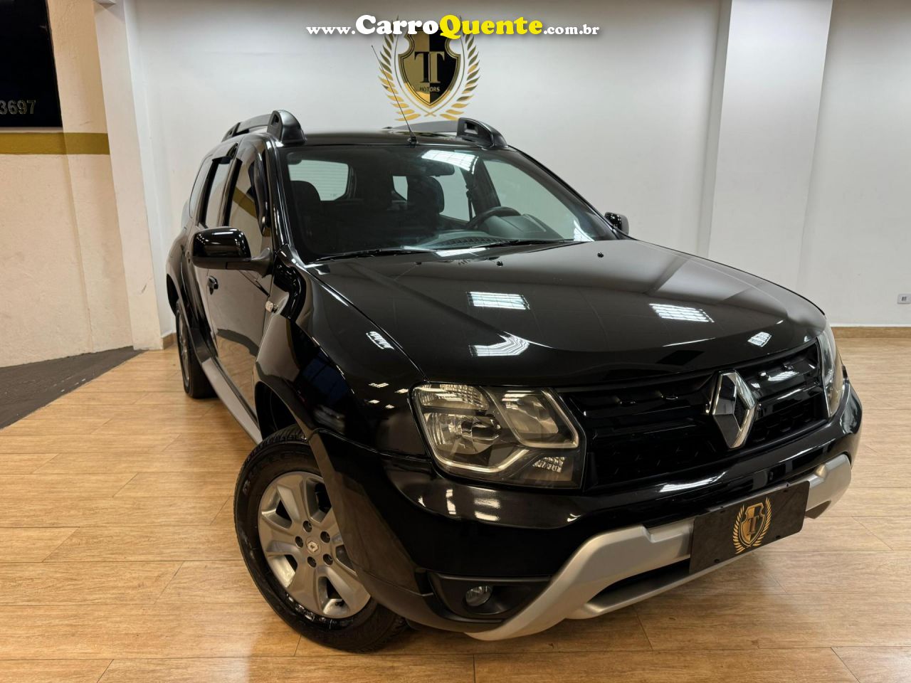 RENAULT   DUSTER DYNAMIQUE 1.6 FLEX 16V MEC.   PRETO 2018 1.6 FLEX - Loja