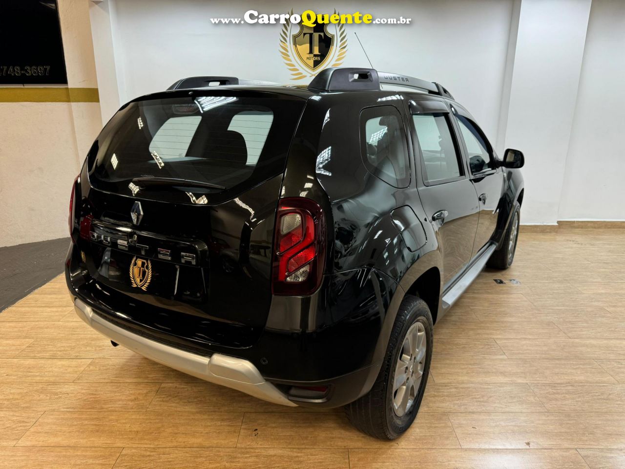 RENAULT   DUSTER DYNAMIQUE 1.6 FLEX 16V MEC.   PRETO 2018 1.6 FLEX - Loja