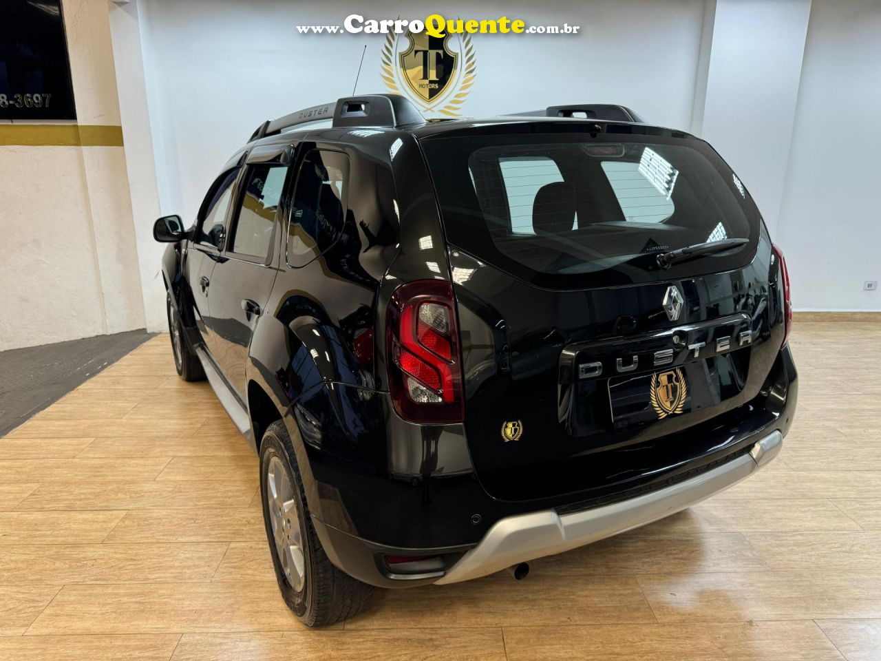 RENAULT   DUSTER DYNAMIQUE 1.6 FLEX 16V MEC.   PRETO 2018 1.6 FLEX - Loja