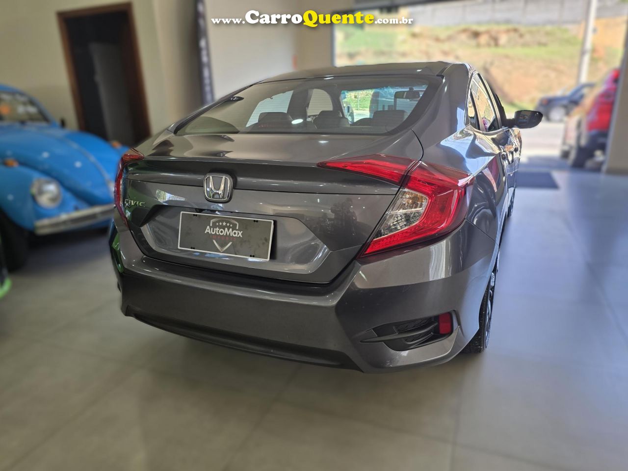 HONDA   CIVIC SEDAN EX 2.0 FLEX 16V AUT.4P   CINZA 2017 2.0 FLEX - Loja