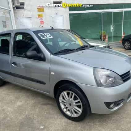 RENAULT   CLIO EXPRESSION HI-FLEX 1.0 16V 5P   PRATA 2008 1.0 GASOLINA