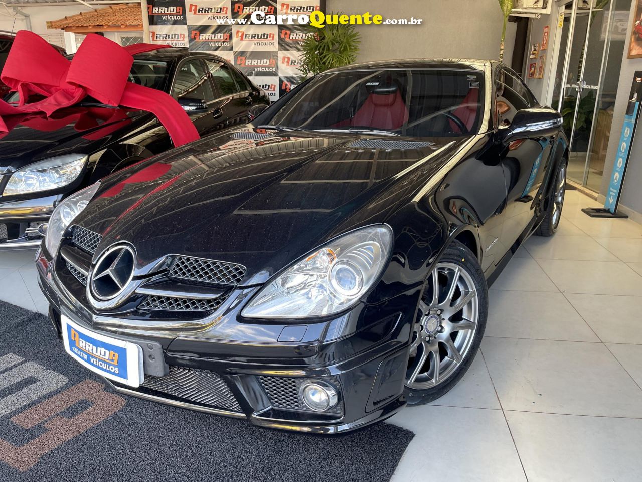 MERCEDES-BENZ   SLK-200 KOMPRESSOR 16V 200 CGI 16V   PRETO 2011 1.8 GASOLINA - Loja