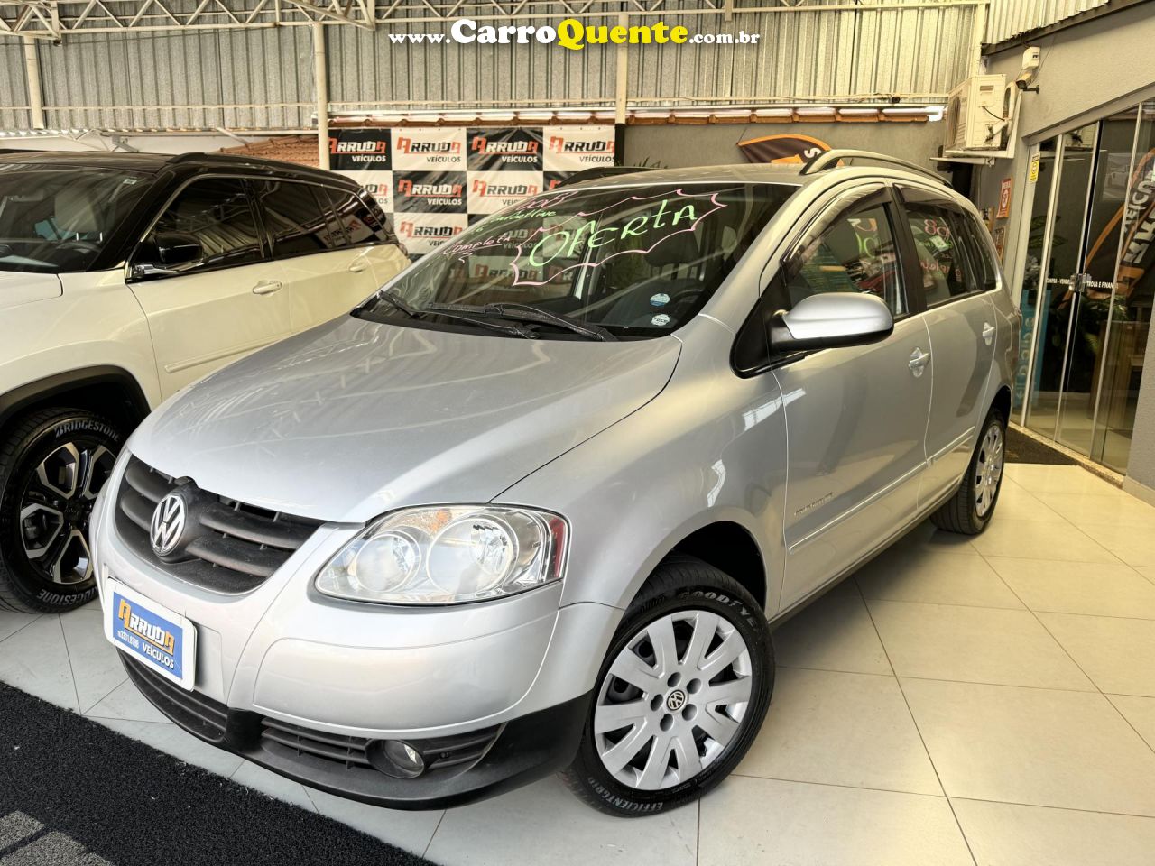 VOLKSWAGEN   SPACEFOX COMFORTLINE 1.6 MI T.FLEX 8V 5P   PRATA 2008 1.6 FLEX - Loja