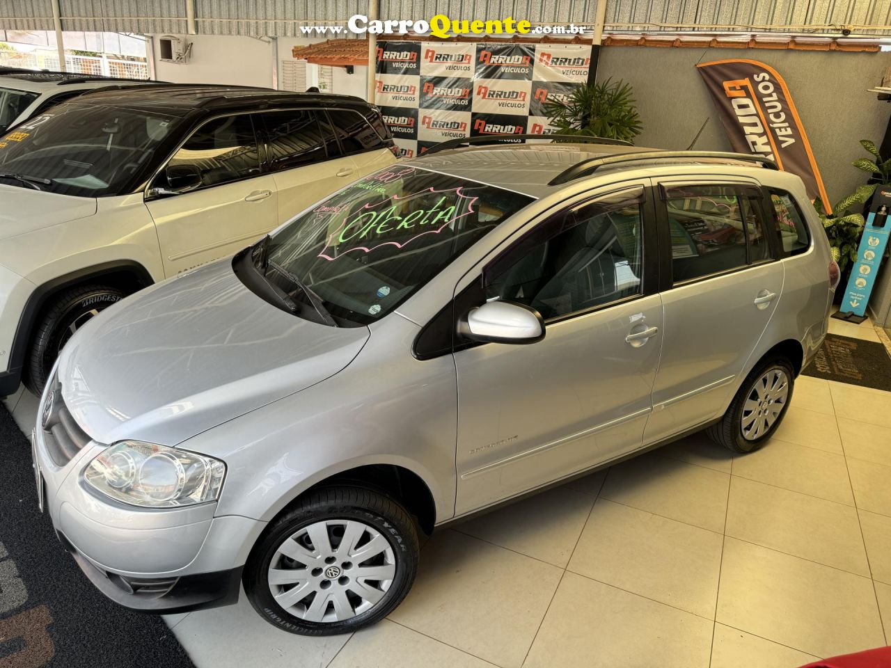 VOLKSWAGEN   SPACEFOX COMFORTLINE 1.6 MI T.FLEX 8V 5P   PRATA 2008 1.6 FLEX - Loja