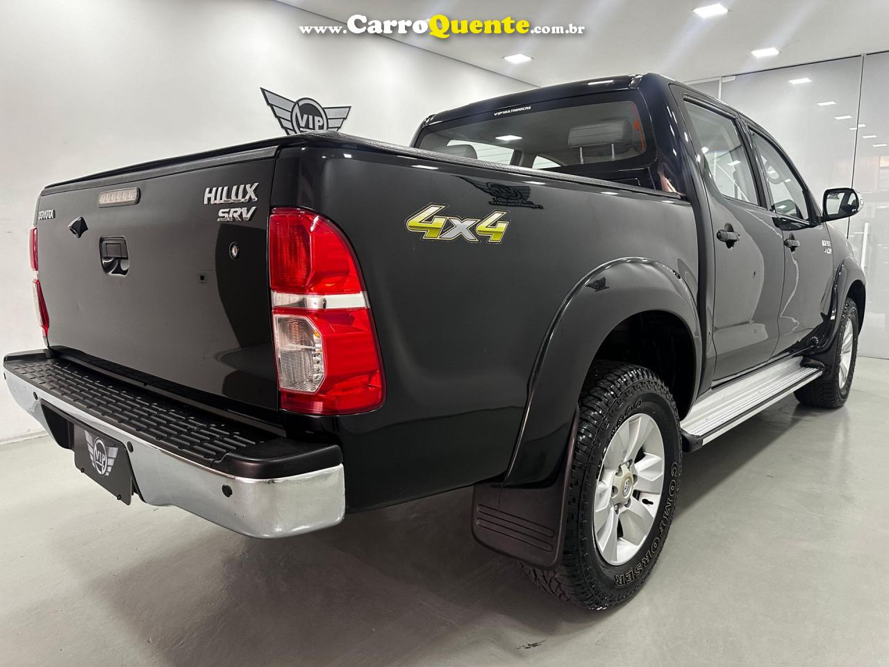 TOYOTA   HILUX CD SRV 4X4 2.7 FLEX 16V AUT.   PRETO 2015 2.7 FLEX - Loja