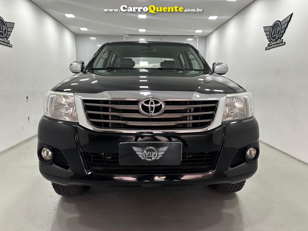 TOYOTA   HILUX CD SRV 4X4 2.7 FLEX 16V AUT.   PRETO 2015 2.7 FLEX - Loja