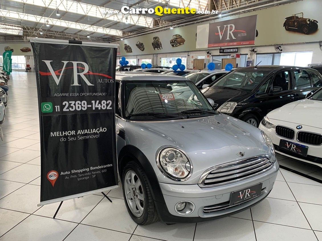 MINI COOPER 1.6 ONE MANUAL MUITO NOVO!! KM 48.000 - Loja