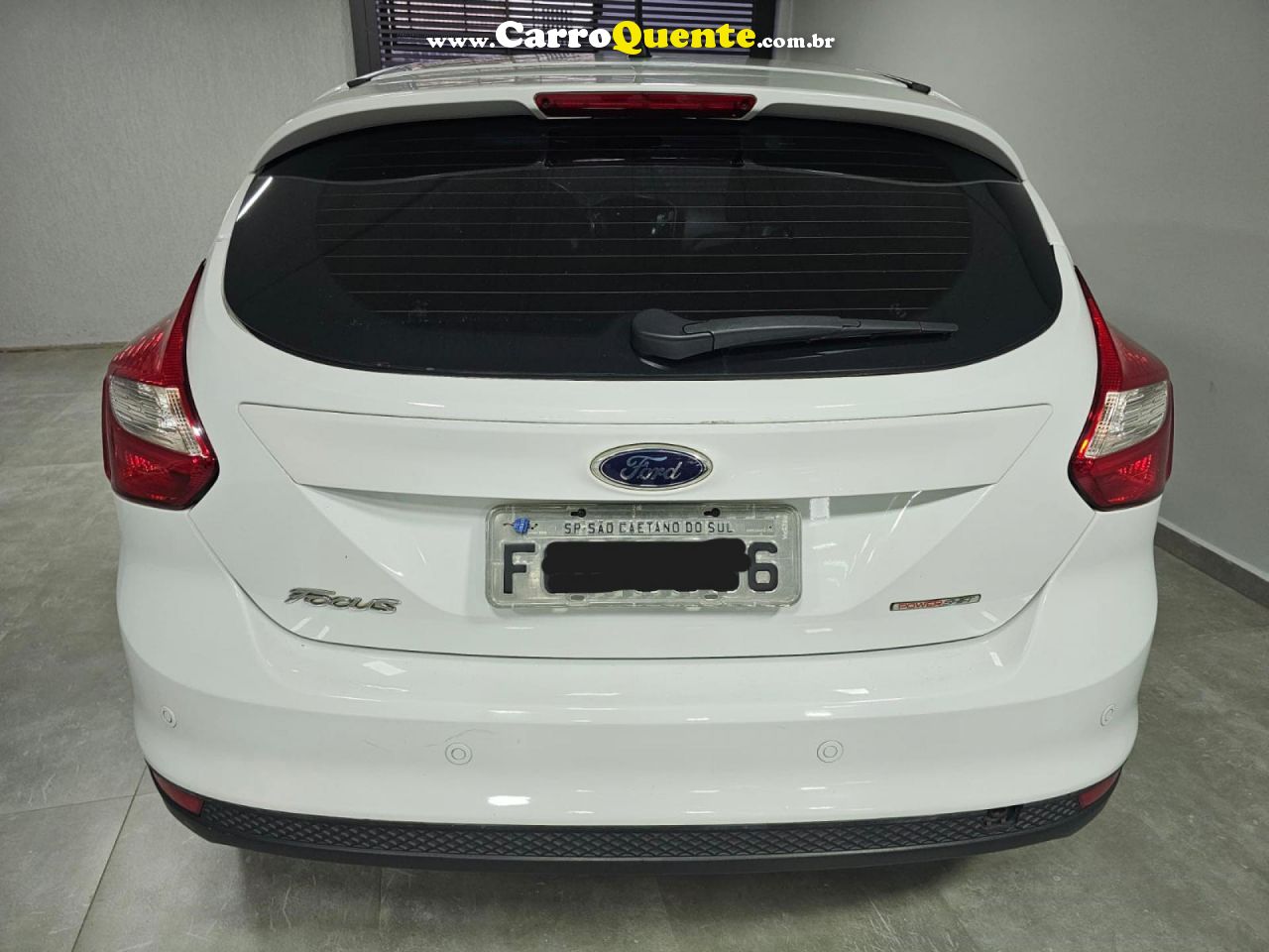 FORD   FOCUS 2.0 16VSESE PLUS FLEX 5P AUT.   BRANCO 2014 2.0 FLEX - Loja