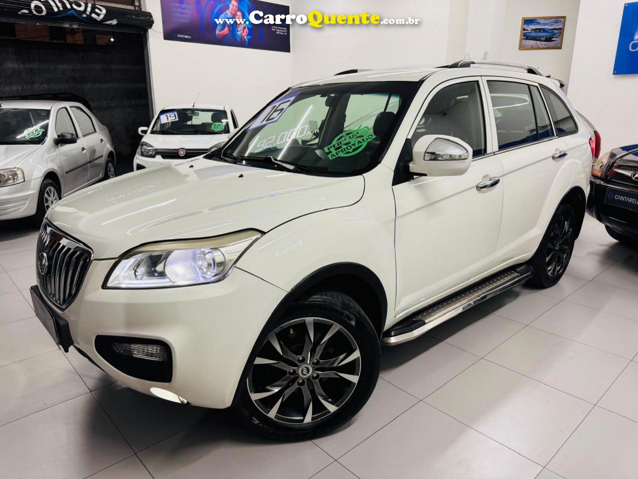 LIFAN   X60 1.8 16V 128CV 5P MEC.   BRANCO 2016 1.8 GASOLINA - Loja