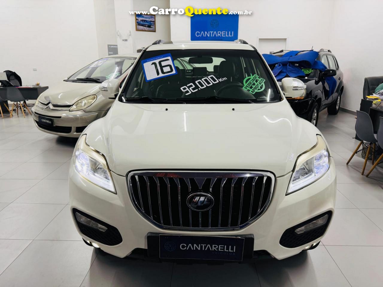 LIFAN   X60 1.8 16V 128CV 5P MEC.   BRANCO 2016 1.8 GASOLINA - Loja