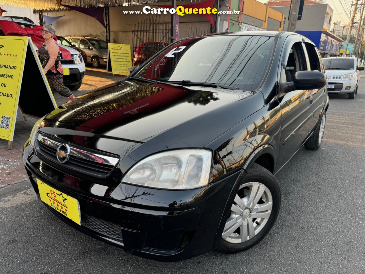 CHEVROLET   CORSA HAT. MAXX 1.4 8V ECONOFLEX 5P   PRETO 2012 1.4 FLEX - Loja