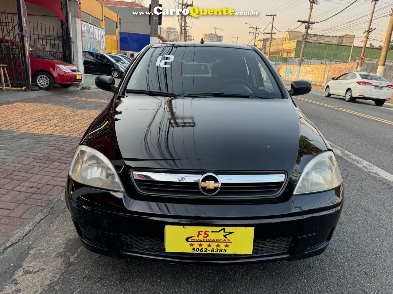 CHEVROLET   CORSA HAT. MAXX 1.4 8V ECONOFLEX 5P   PRETO 2012 1.4 FLEX - Loja