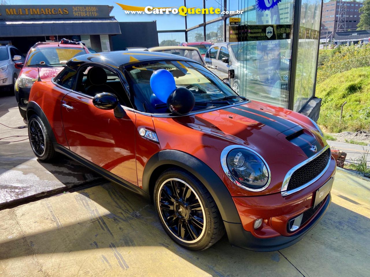 MINI   COOPER COUPE S 1.6 AUT.   LARANJA 2012 1.6 GASOLINA - Loja