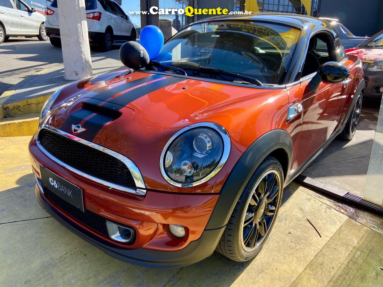 MINI   COOPER COUPE S 1.6 AUT.   LARANJA 2012 1.6 GASOLINA - Loja