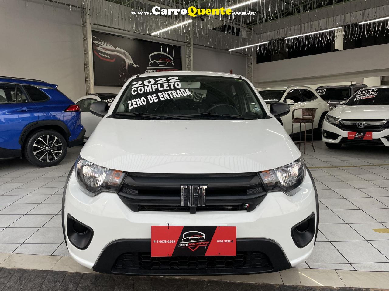 FIAT   MOBI LIKE 1.0 FIRE FLEX 5P.   BRANCO 2022 1.0 FLEX - Loja