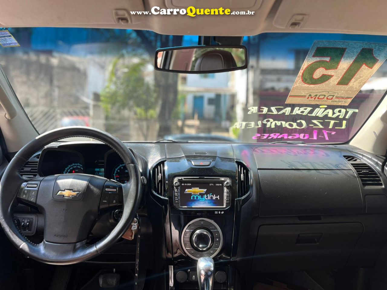 CHEVROLET   TRAILBLAZER LTZ 3.6 V6  AUT.   PRATA 2015 3.6 GASOLINA - Loja