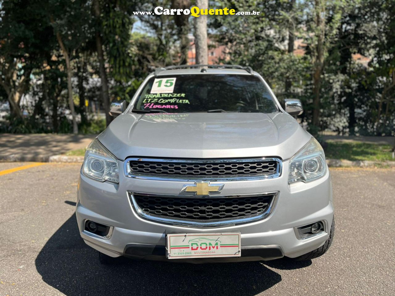 CHEVROLET   TRAILBLAZER LTZ 3.6 V6  AUT.   PRATA 2015 3.6 GASOLINA - Loja