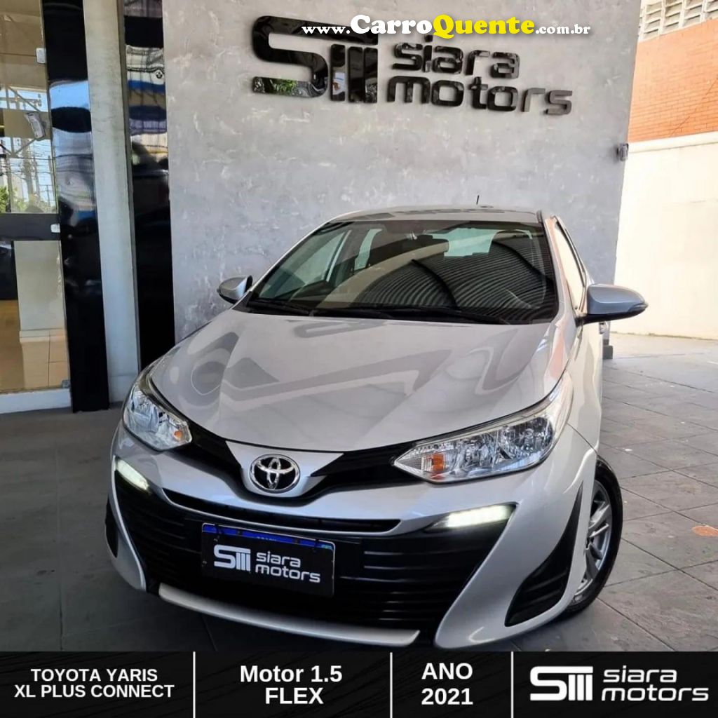 TOYOTA   YARIS XL PLUS CON. SED. 1.5 FLEX 16V AUT   PRATA 2021 1.5 FLEX - Loja