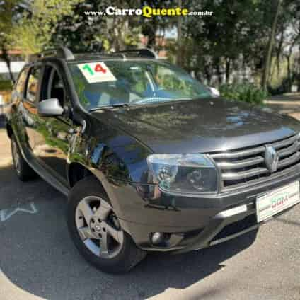 RENAULT   DUSTER TECHROAD 2.0 HI-FLEX 16V AUT.   PRETO 2014 2.0 GASOLINA