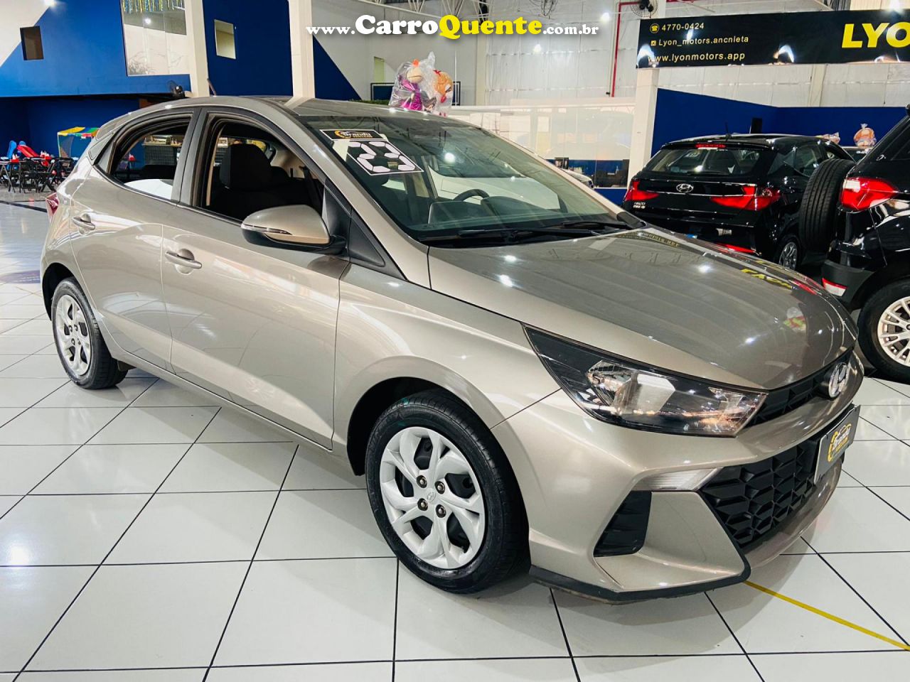 HYUNDAI   HB20 COMFORT 1.0 FLEX 12V MEC.   PRATA 2023 1.0 FLEX - Loja