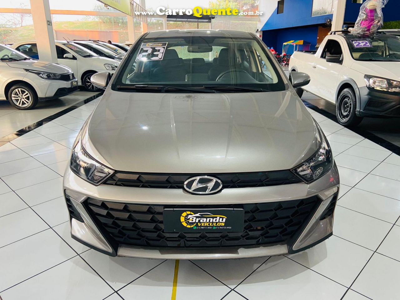 HYUNDAI   HB20 COMFORT 1.0 FLEX 12V MEC.   PRATA 2023 1.0 FLEX - Loja