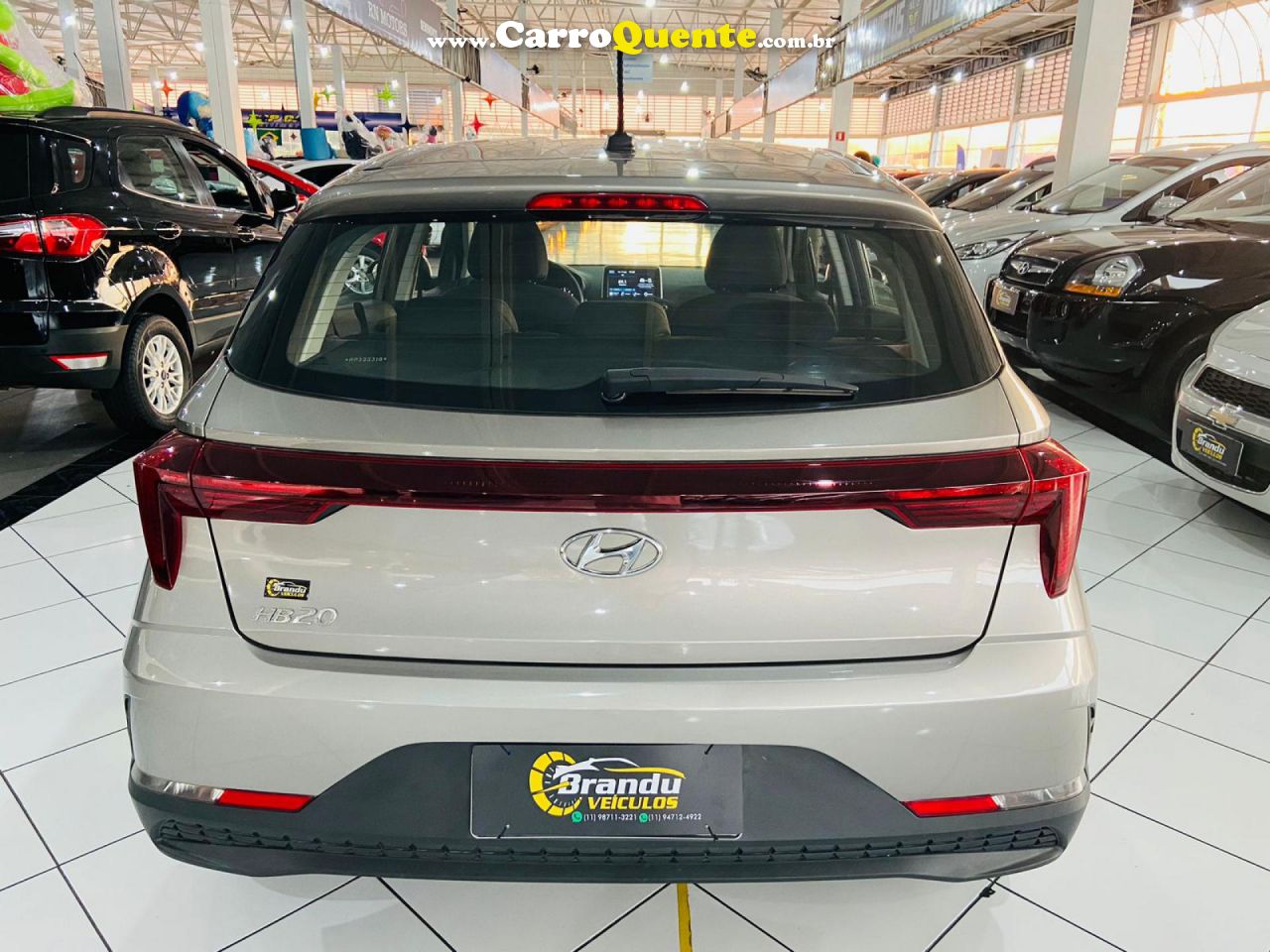 HYUNDAI   HB20 COMFORT 1.0 FLEX 12V MEC.   PRATA 2023 1.0 FLEX - Loja