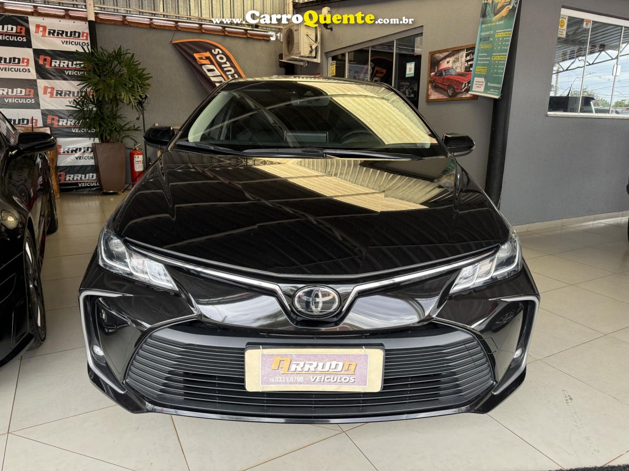 TOYOTA   COROLLA XEI 2.0 FLEX 16V AUT.   PRETO 2023 2.0 FLEX - Loja