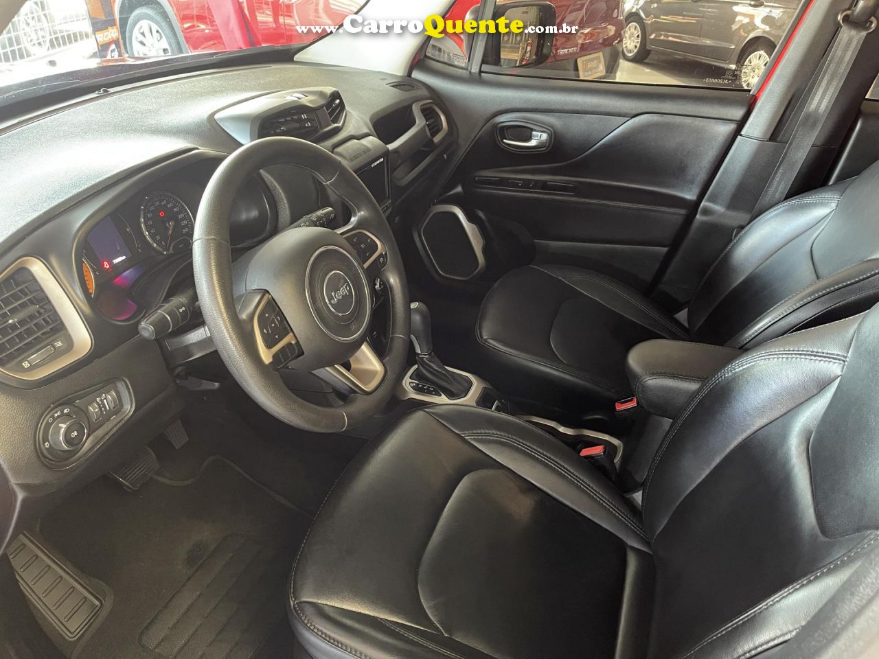 JEEP   RENEGADE1.8 4X2 FLEX 16V AUT.   VERMELHO 2018 1.8 FLEX - Loja