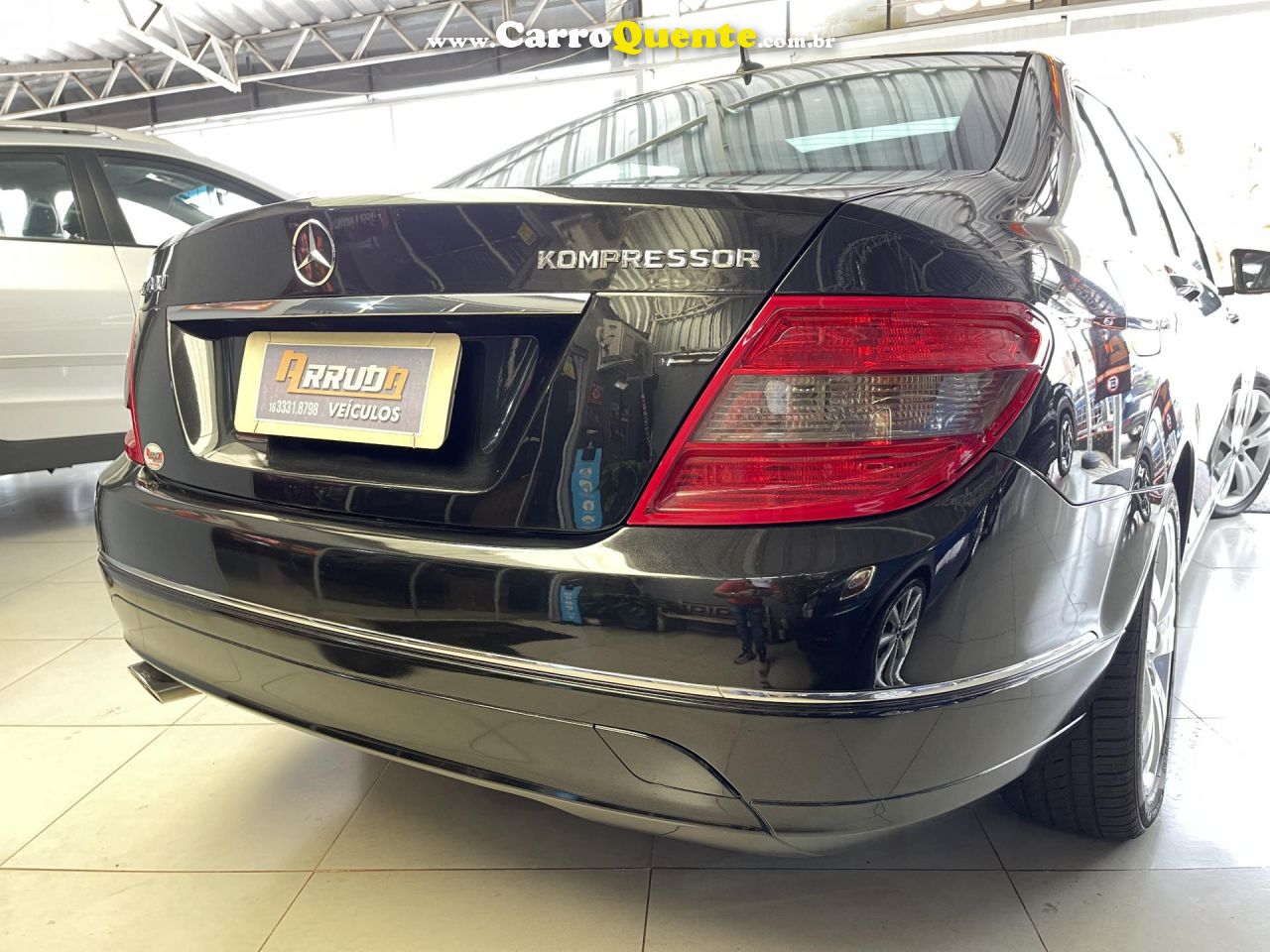 MERCEDES-BENZ   C-200 KOMPRESSOR AVANT.1.8 16V AUT   PRETO 2010 1.8 GASOLINA - Loja