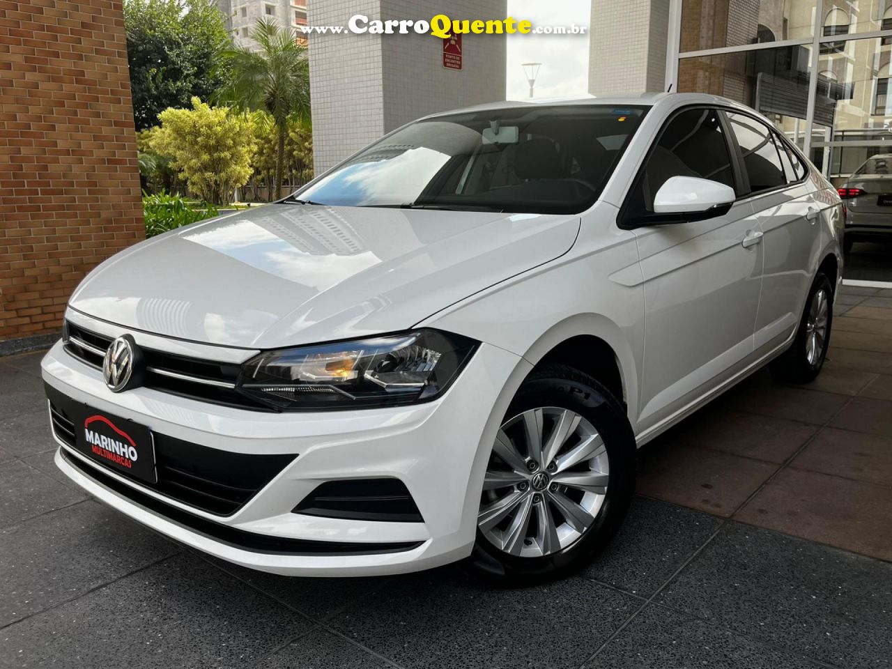 VOLKSWAGEN   VIRTUS 1.6 MSI FLEX UNICO DONO COMPLETO MULTIMIDIA VW RODAS TRIO SENSOR OTIMO ESTADO   BRANCO 2020 1.6 FLEX - Loja