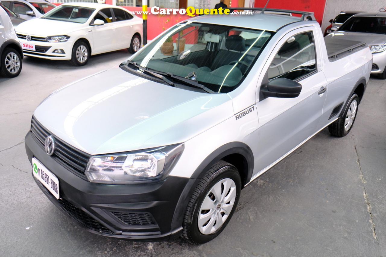 VOLKSWAGEN   SAVEIRO ROBUST 1.6 TOTAL FLEX 8V   PRATA 2017 1.6 FLEX - Loja