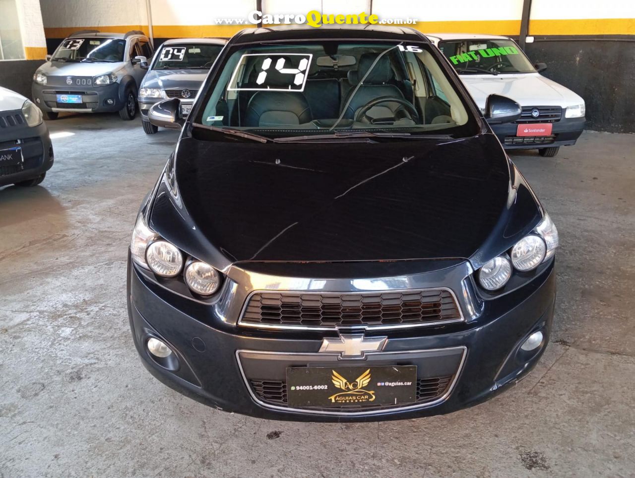 CHEVROLET   SONIC HB LT 1.6 16V FLEXPOWER 5P MEC.   CINZA 2014 1.6 FLEX - Loja