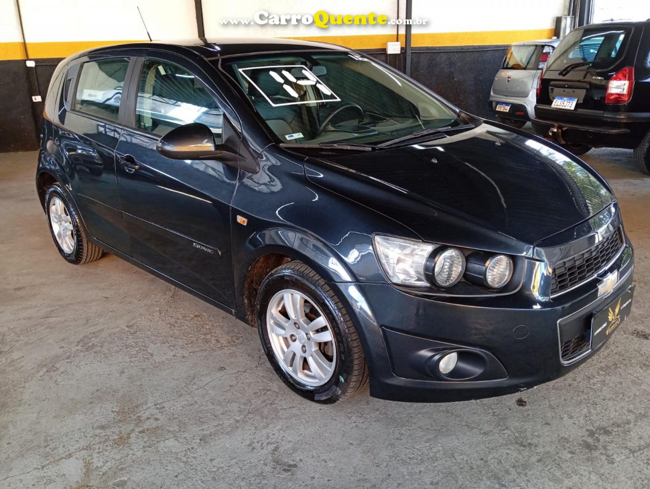 CHEVROLET   SONIC HB LT 1.6 16V FLEXPOWER 5P MEC.   CINZA 2014 1.6 FLEX - Loja