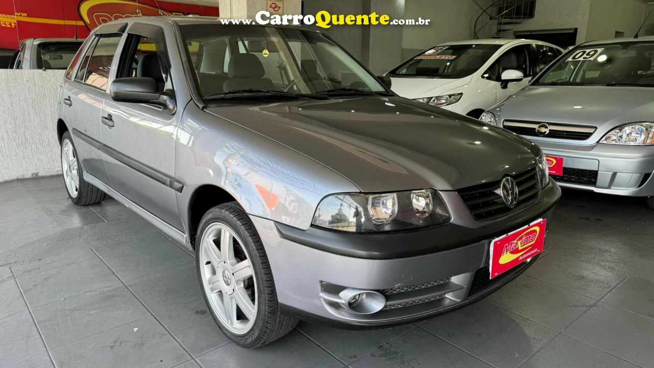 VOLKSWAGEN   GOL 1.6 MI POWER TOTAL FLEX 8V 4P   CINZA 2005 1.6 FLEX - Loja