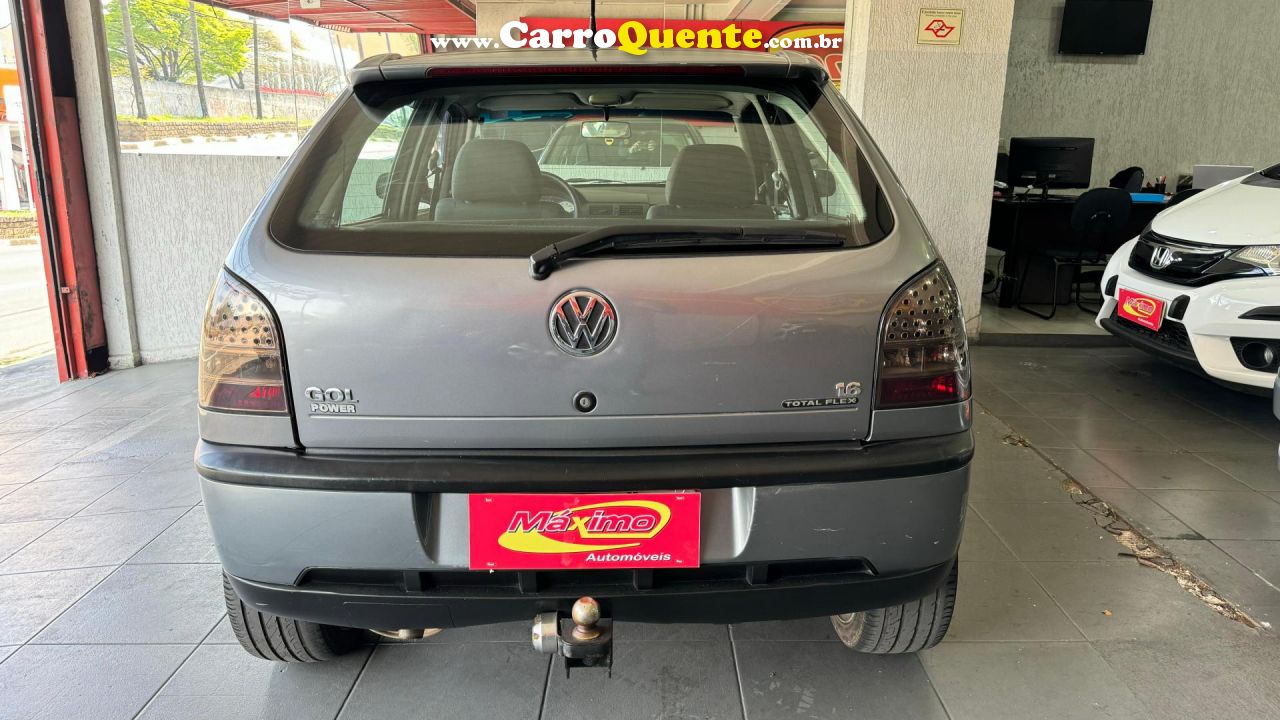 VOLKSWAGEN   GOL 1.6 MI POWER TOTAL FLEX 8V 4P   CINZA 2005 1.6 FLEX - Loja