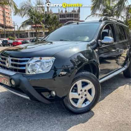 RENAULT   DUSTER DYNAMIQUE 1.6 FLEX 16V MEC.   PRETO 2012 1.6 FLEX